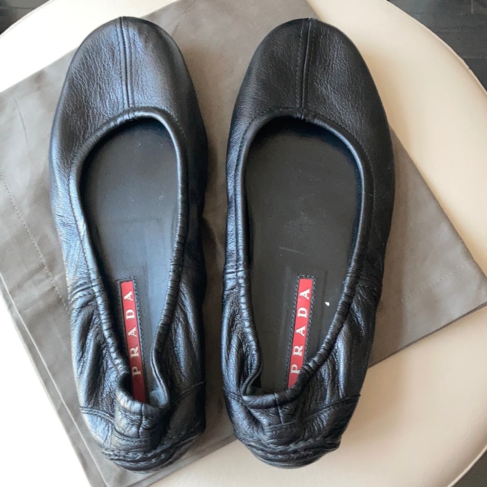 Ballerina style Prada shoes, size 36. 5